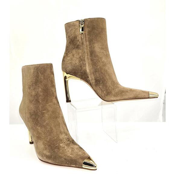 Michael Kors Kasia Suede Boots 6 - Picture 1 of 6